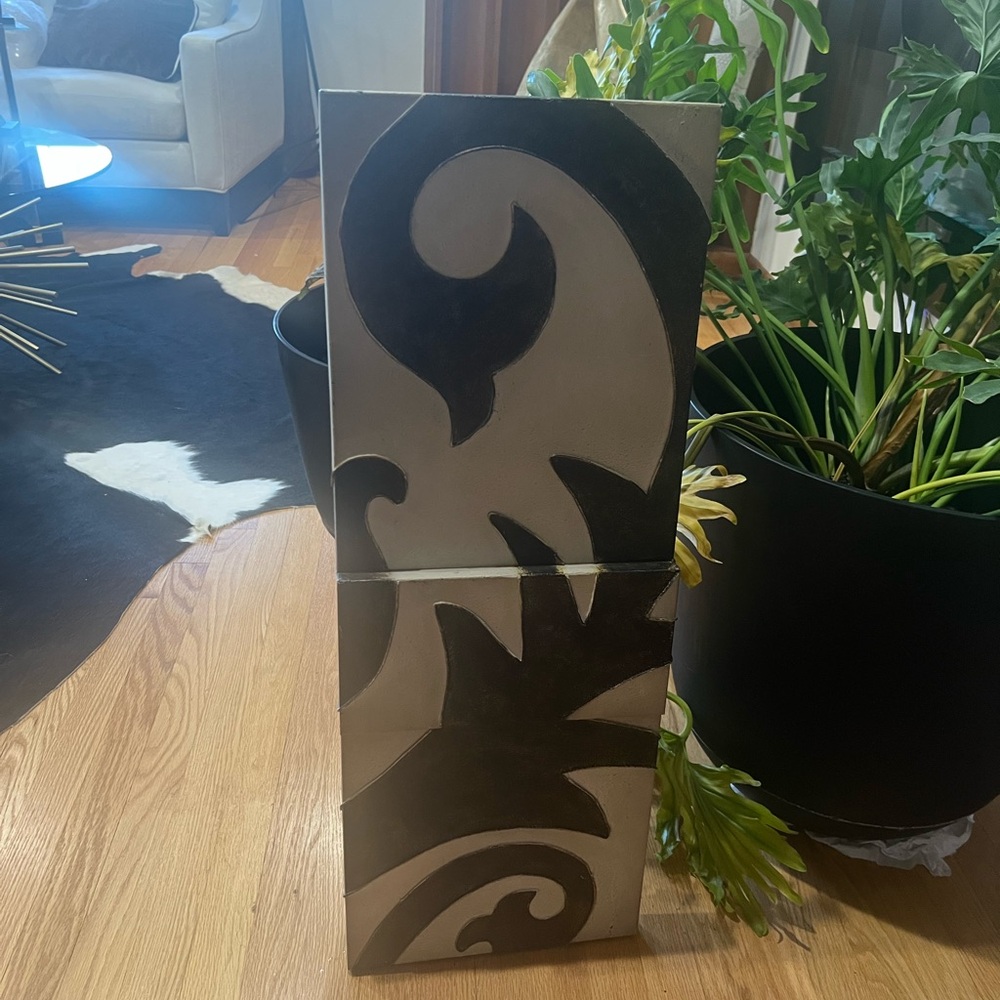 Abstract Brown  and Gray Decorative Panel